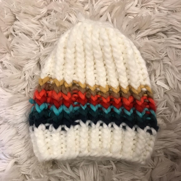 Free People Other - Free People White knitted beanie
